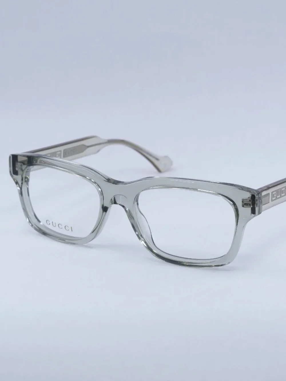 Gucci GG1731O 004 Eyeglasses Khaki Green 54mm Rectangle  Frame